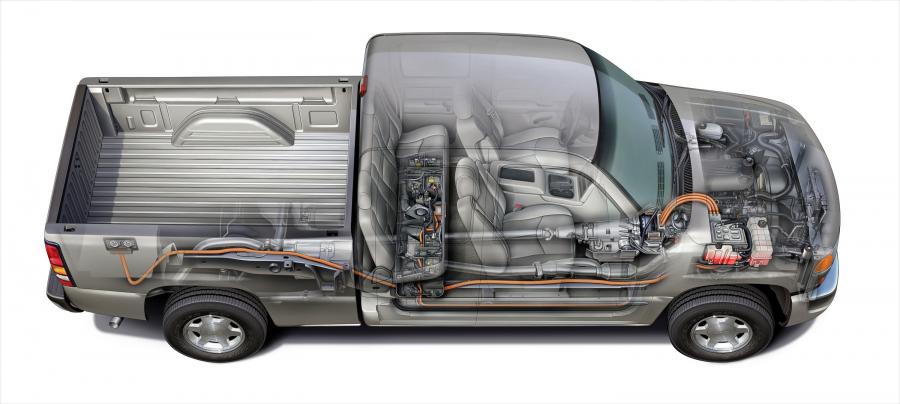  GMC Sierra Hybrid 2005 года  (фото 11 из 22)